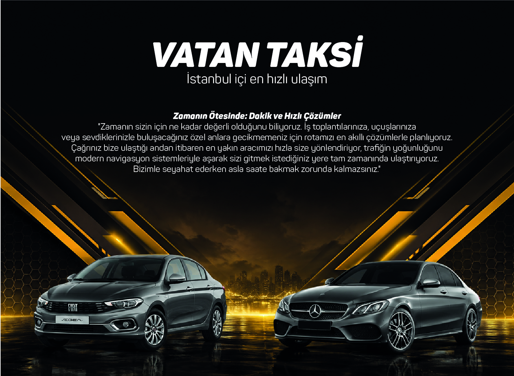 Vatan Taksi 7/24 Hizmet